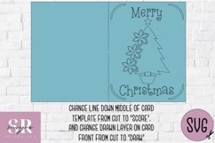 3D Christmas insert card design| Paper cutting | Cricut Joy Product Image 4