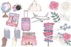 Where to next? - Travel fashion clipart collection Product Image 4