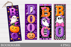Boo Bookmark Printable. Cute Halloween Ghost Bookmark Product Image 1