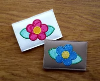 ITH Simple Flower Gift Card Holder - All Occasion Gift Card Holder - Machine Embroidery Product Image 5