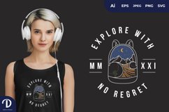 Explore with No Regret for T-Shirt Design Product Image 1