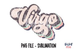 Retro Virgo Sublimation Design Product Image 1