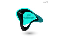 Unique abstract graphic elements. Design template Product Image 1