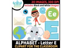 Big Alphabet Letter Clipart Bundle - Lime and Kiwi Designs Product Image 4
