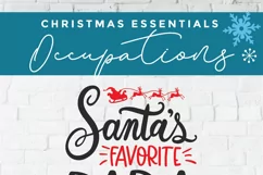 Christmas Para svg -Para Christmas svg, Santa's favorite Product Image 4