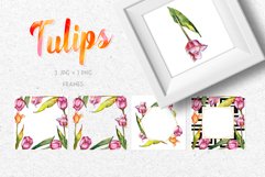 Tulips for Love Watercolor png Product Image 6