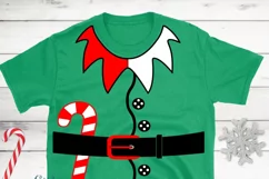 Christmas Elf costume, Elf Outfit Svg, Elf body Costume Svg Product Image 2
