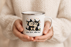 Cute &amp; Funny Cat Clipart, Sublimation PNG. Product Image 2