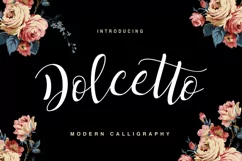 Dolcetto Script - Free Font of The Week Product Image 1