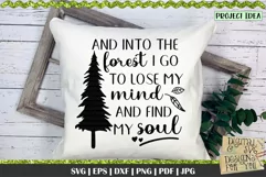 And into the forest I go | Camping shirt svg | Outdoors svg Product Image 2