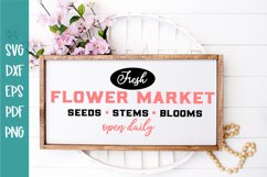 Flower market SVG / Spring svg / home decor Product Image 1
