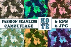 6 Seamless Fashion Camouflage Product Image 1