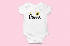 Bee Queen SVG, Bee SVG, Bumble Bee SVG, Quote SVG, Bee PNG Product Image 3