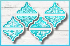 Arabesque Design Tile Mandala Ornament SVG Collection 4&quot;H Product Image 5