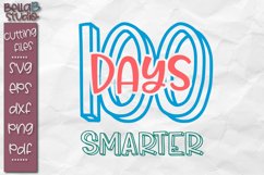 100 Days of School SVG File, 100 Days Smarter SVG File Product Image 1