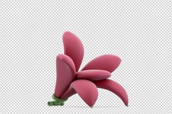 Isometric Arm Chair 3D isolated render Product Image 1