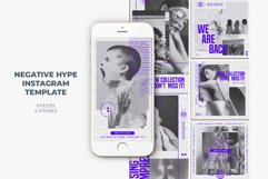 Negative Hype Instagram Templates Product Image 1