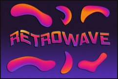 Retrowave Text Effect for Photoshop Product Image 1