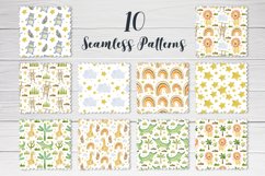 Watercolor African Animals Clipart. Seamless Patterns. Product Image 8