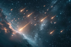 Geminid Meteor Shower Background Wallpaper Product Image 1