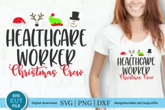 Christmas Healthcare worker svg, a health care worker svg Product Image 1
