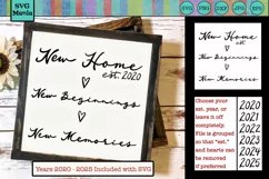 New Home SVG File, First Home SVG, New Home Sign SVG, SVG Product Image 1