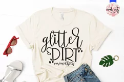 Glitter & Dirt #momofboth - Mother SVG EPS DXF PNG Cut File Product Image 2