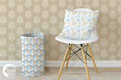 Soft Cuddles in Blue patterns, Nursery papers AMB-1451