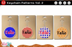 Keychain pattern Vol.2 SVG file for crafter Product Image 3
