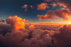 Sunrise With Clouds Background Product Image 1