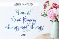 Mudhisa Script Font Trio - Free Font of The Week Product Image 5