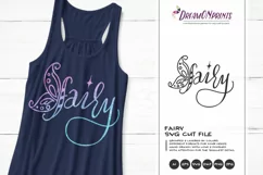 Fairy SVG | Butterfly SVG Cut File | Fairy Wings Product Image 1