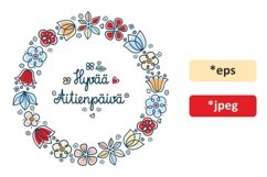 Hyvaa Aitienpaiva. Finland Happy mother's day Product Image 1