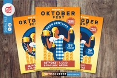 Oktoberfest Beer Party Poster or Flyer Product Image 1