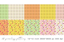 Autumn Forest Digital Paper. Autumn Seamless Patterns. Product Image 2