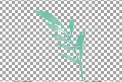 Faded orange and blush flowers and green leaves watercolor Product Image 4