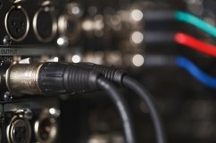 Audio XLR cables in the pro recorder. Product Image 1