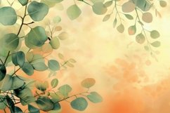 Eucalyptus Polyanthemos Leaves Background Wallpaper Product Image 1