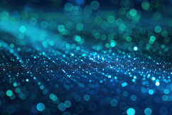 Blue Bokeh Background Wallpaper Product Image 1