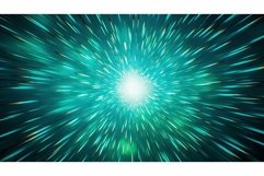 colors blue green starburst Product Image 1