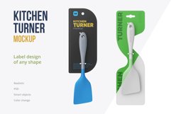 Kitchen Turner Any Shape Label Mockup Product Image 1