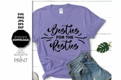 bestie SVG, Big Sister SVG, Best Friends SVG, Friendship Svg Product Image 1