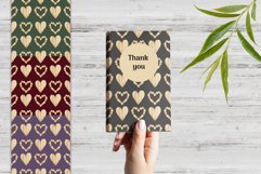 Watercolor Set "Wooden hearts" Product Image 7