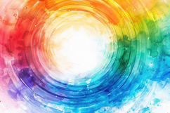 Colorful Circle Splash Background Wallpaper Product Image 1