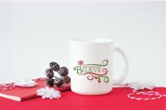 Believe SVG Cut File - Christmas SVG File Product Image 4