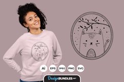 Frame Hand Drawn Animal for T-Shirt Design Product Image 1