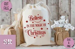 Believe in the magic of christmas bauble| vinyl cutting | Product Image 6