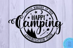 Camping Svg Happy Camping Club Svg Camper Svg Camping Svg Product Image 2