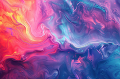 Abstract Colorful Fluid Paint Background Wallpaper Product Image 1