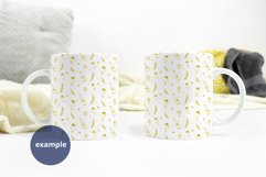 Two Coffee mug mockup, Plain background full wrap mug mockup Product Image 4
